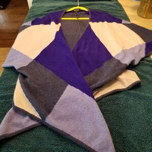 Claudia Nichole by Alashan 100% cashmere open cardigan wrap